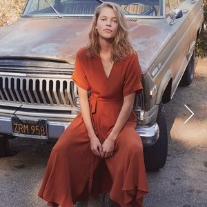 Christy Dawn Kaya Dress in Nutmeg XS